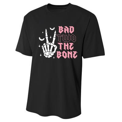 Bad Two The Bone Birthday 2nd 2 Years Old Birthday Performance Sprint T-Shirt