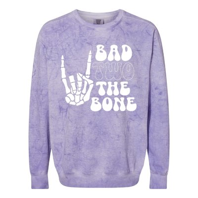 Bad Two The Bone Colorblast Crewneck Sweatshirt