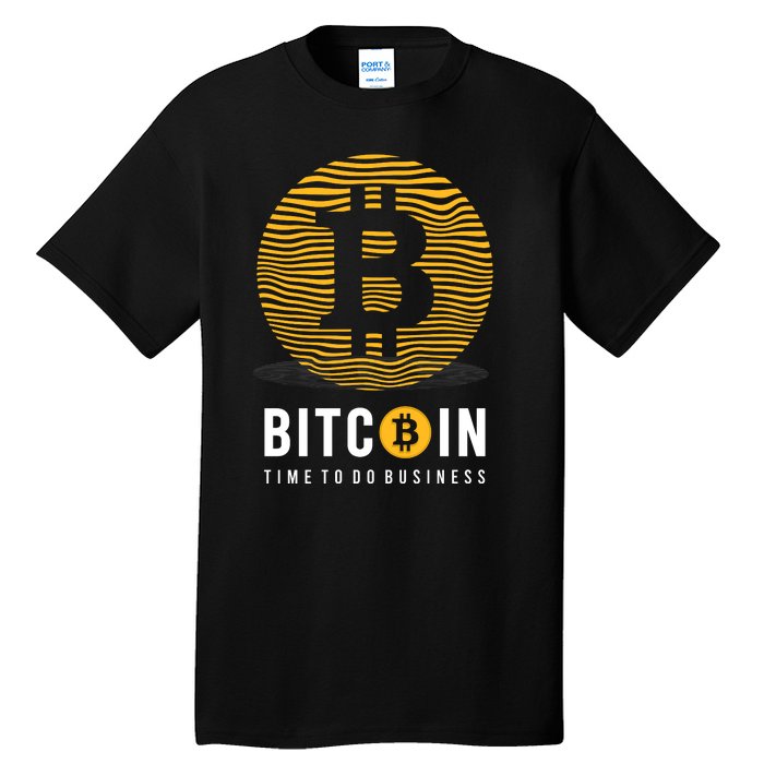 Bitcoin Time To Do Business Tall T-Shirt