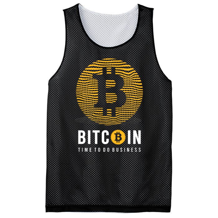 Bitcoin Time To Do Business Mesh Reversible Basketball Jersey Tank