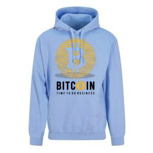 Bitcoin Time To Do Business Unisex Surf Hoodie