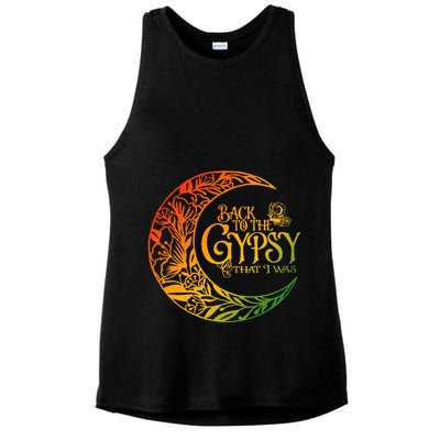 Back To The Gypsy That I Was Apparel Ladies PosiCharge Tri-Blend Wicking Tank