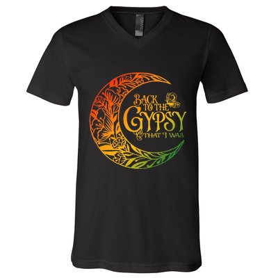 Back To The Gypsy That I Was Apparel V-Neck T-Shirt