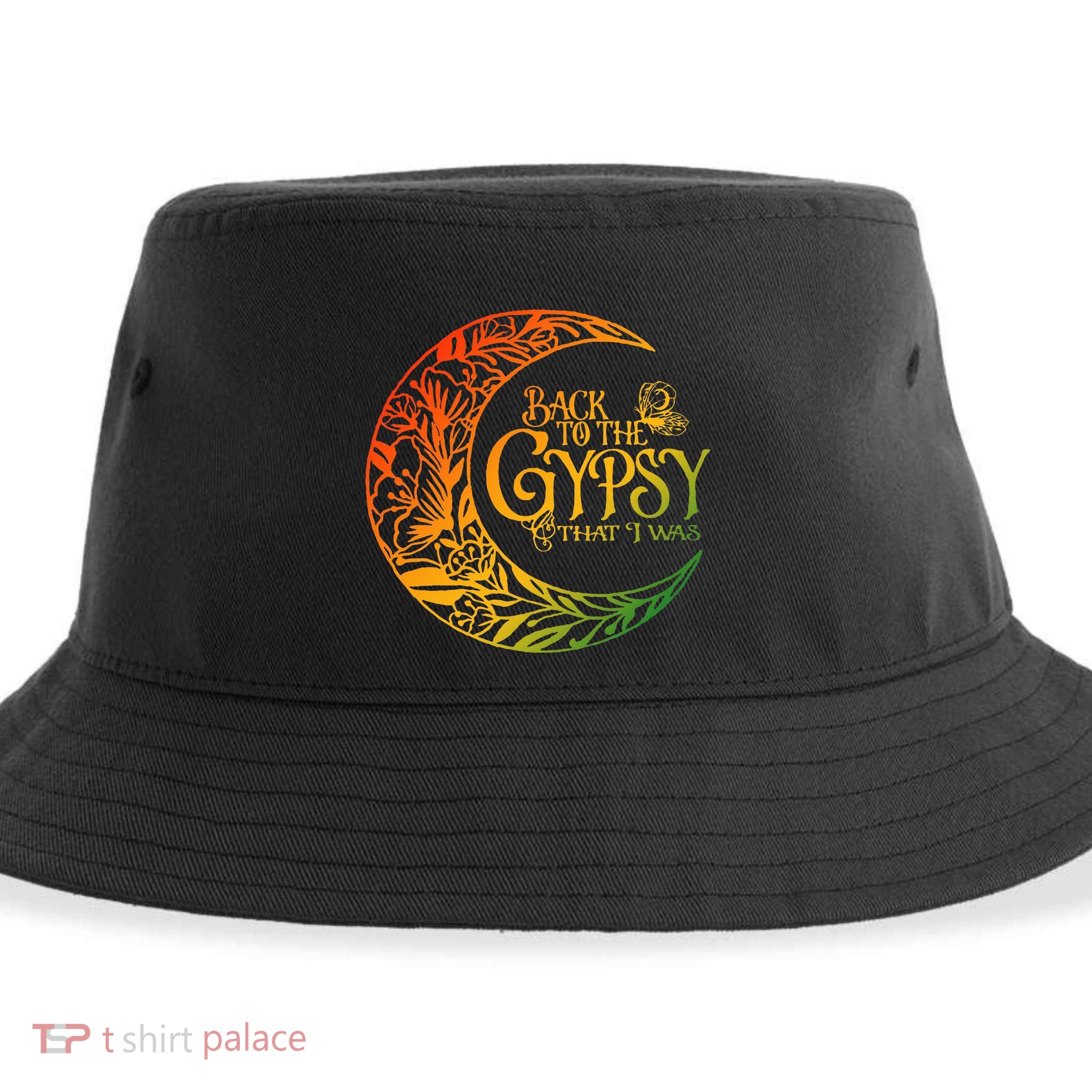 Back To The Gypsy That I Was Apparel Sustainable Bucket Hat