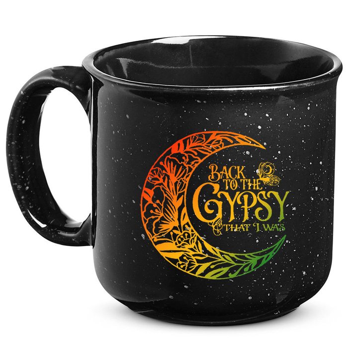 Back To The Gypsy That I Was Apparel 15oz Campfire Ceramic Mug