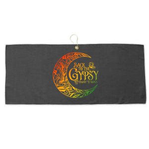 Back To The Gypsy That I Was Apparel Large Microfiber Waffle Golf Towel