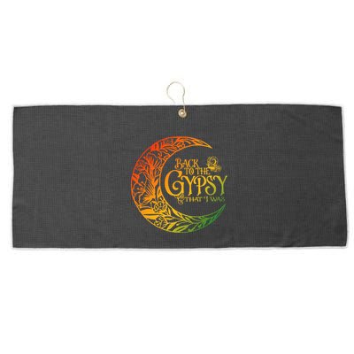 Back To The Gypsy That I Was Apparel Large Microfiber Waffle Golf Towel