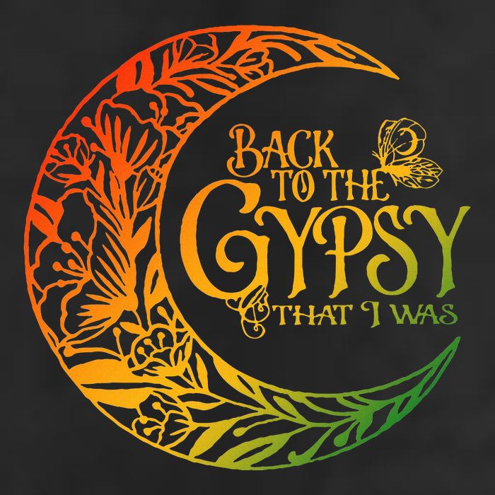 Back To The Gypsy That I Was Apparel Golf Towel