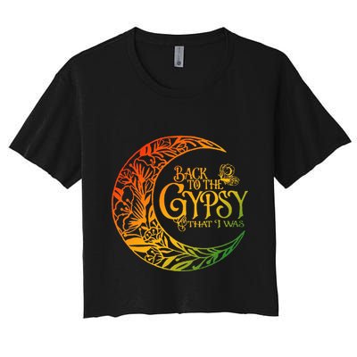Back To The Gypsy That I Was Apparel Crop Top