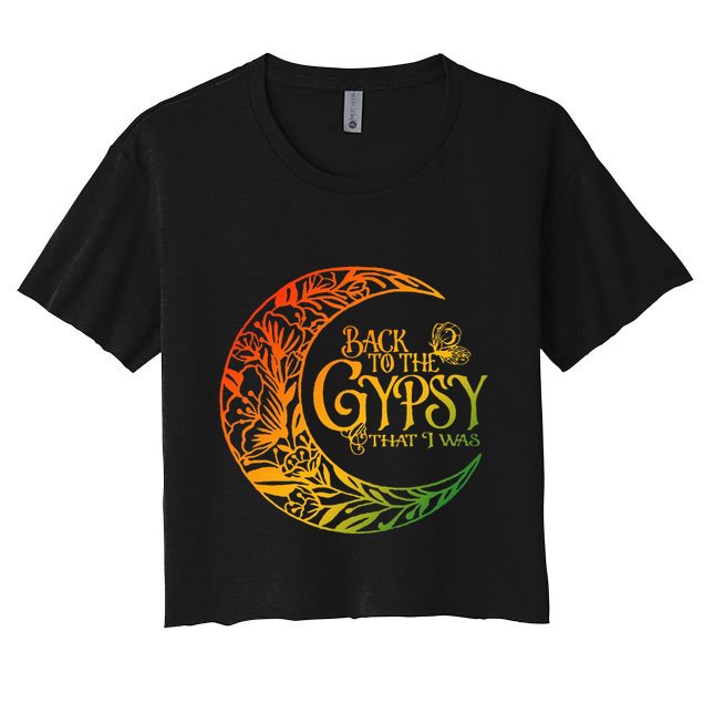 Back To The Gypsy That I Was Apparel Crop Top