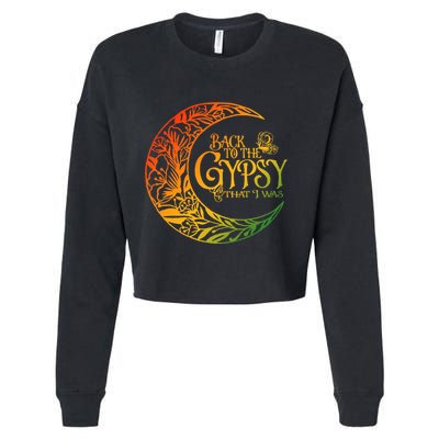 Back To The Gypsy That I Was Apparel Cropped Pullover Crew