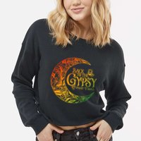 Back To The Gypsy That I Was Apparel Cropped Pullover Crew