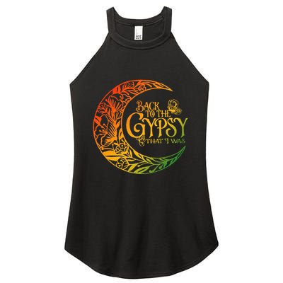Back To The Gypsy That I Was Apparel Women's Perfect Tri Rocker Tank