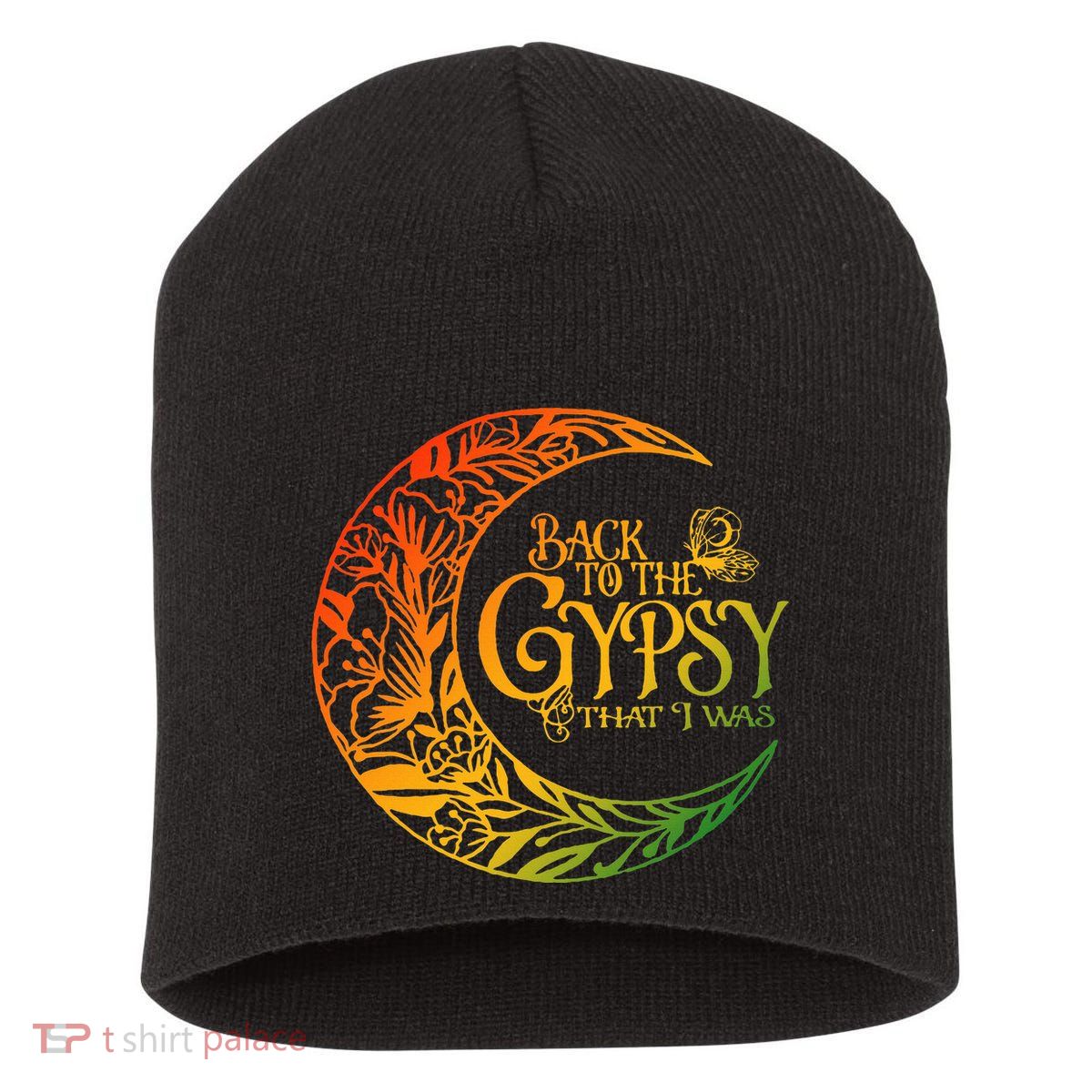 Back To The Gypsy That I Was Apparel Short Acrylic Beanie