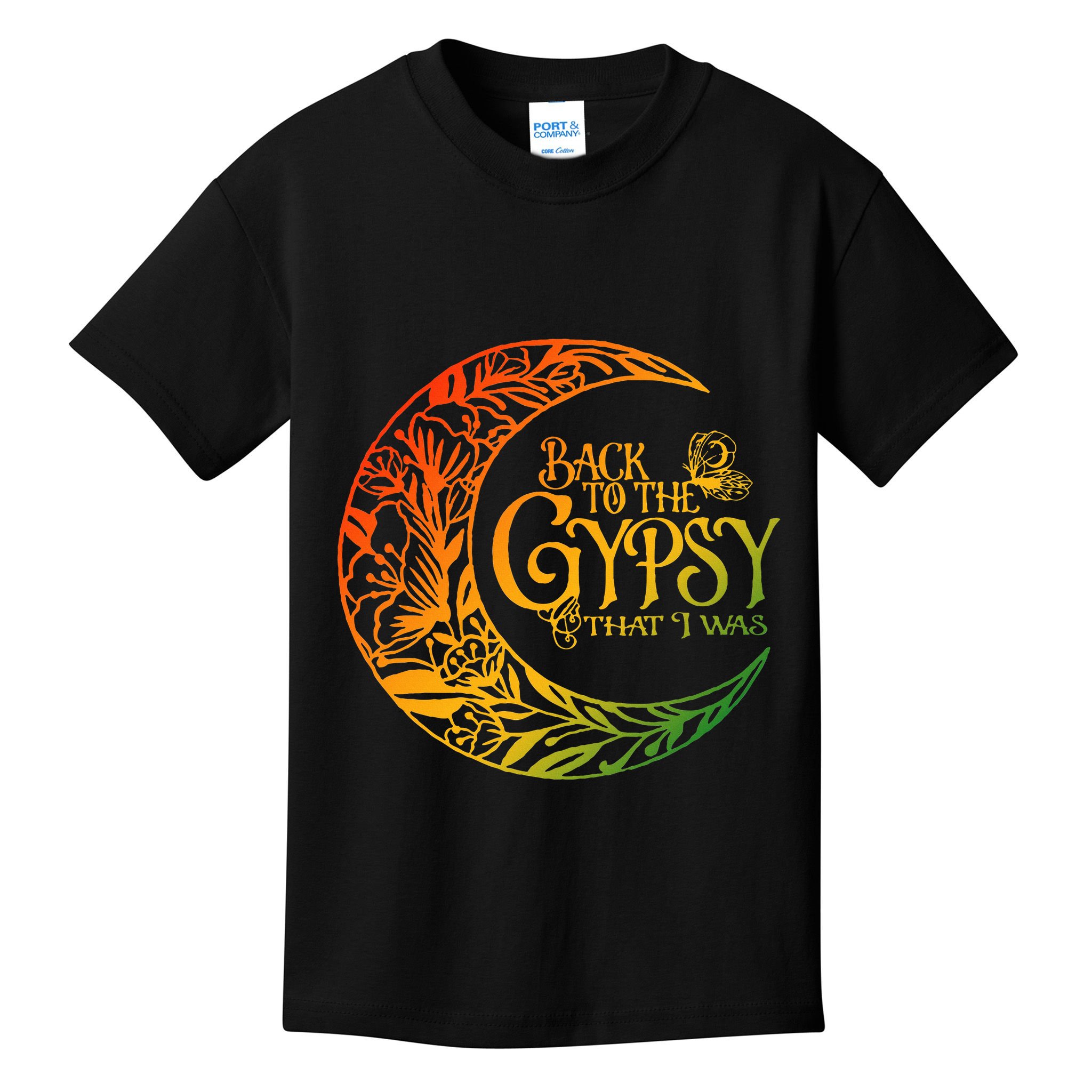 Back To The Gypsy That I Was Apparel Kids T-Shirt