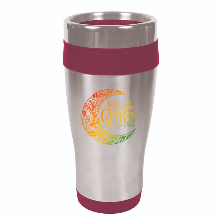 Back To The Gypsy That I Was Apparel 16oz Travel Tumbler