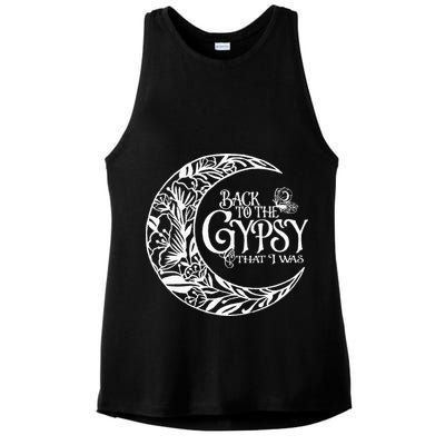 Back To The Gypsy That I Was Ladies PosiCharge Tri-Blend Wicking Tank