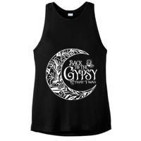 Back To The Gypsy That I Was Ladies PosiCharge Tri-Blend Wicking Tank
