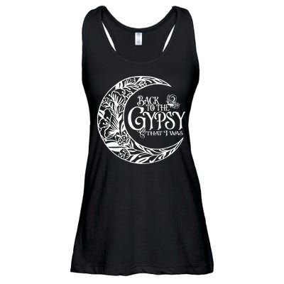 Back To The Gypsy That I Was Ladies Essential Flowy Tank