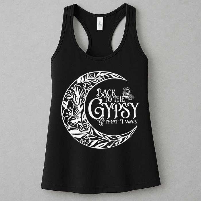 Back To The Gypsy That I Was Womens Tank Top