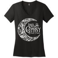 Back To The Gypsy That I Was Women's V-Neck T-Shirt
