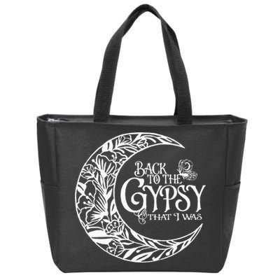 Back To The Gypsy That I Was Zip Tote Bag