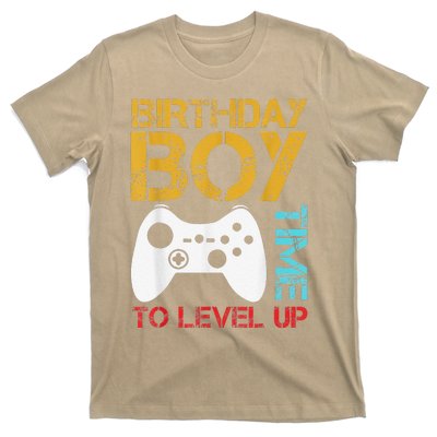 Birthday Time To Level Up Video Gamer T-Shirt