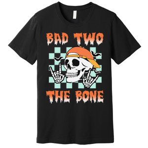 Bad Two The Bone Party 2 Years Old 2nd Birthday Gift Premium T-Shirt