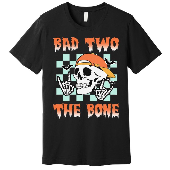 Bad Two The Bone Party 2 Years Old 2nd Birthday Gift Premium T-Shirt