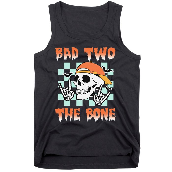 Bad Two The Bone Party 2 Years Old 2nd Birthday Gift Tank Top