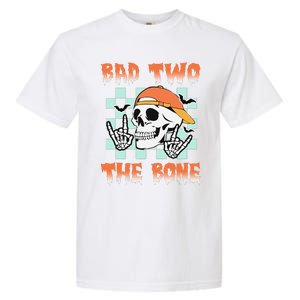 Bad Two The Bone Party 2 Years Old 2nd Birthday Gift Garment-Dyed Heavyweight T-Shirt