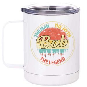 Bob The The Myth The Legend Personalized Name Gift 12 oz Stainless Steel Tumbler Cup