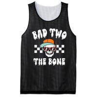 Bad To The Bone Skeleton Halloween Two Birthday Mesh Reversible Basketball Jersey Tank