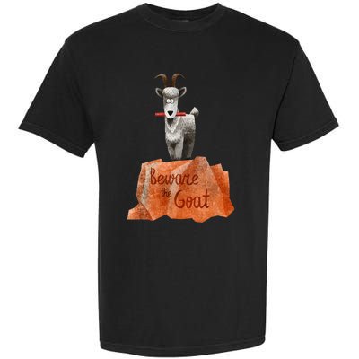 Beware The Thunder Goat On The Mountain! Garment-Dyed Heavyweight T-Shirt