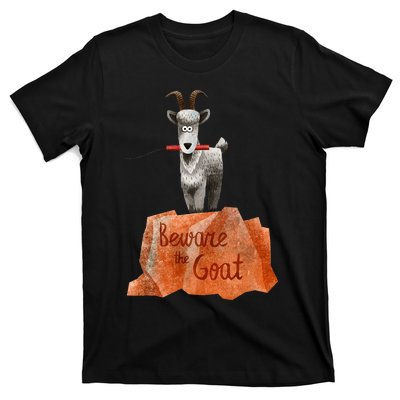 Beware The Thunder Goat On The Mountain! T-Shirt