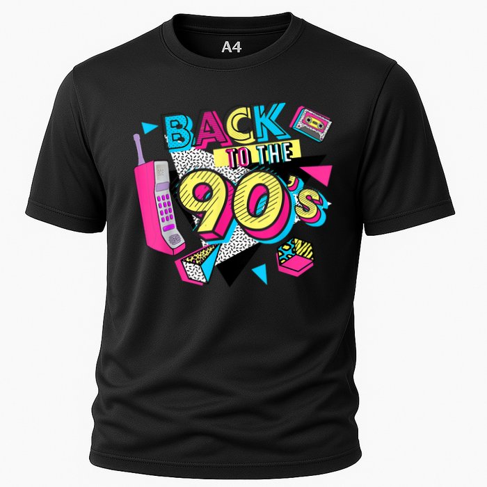 Back To The 90s Outfits Retro Costume Party Cassette Tape Cooling Performance Crew T-Shirt