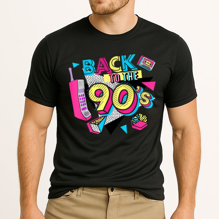Back To The 90s Outfits Retro Costume Party Cassette Tape Cooling Performance Crew T-Shirt
