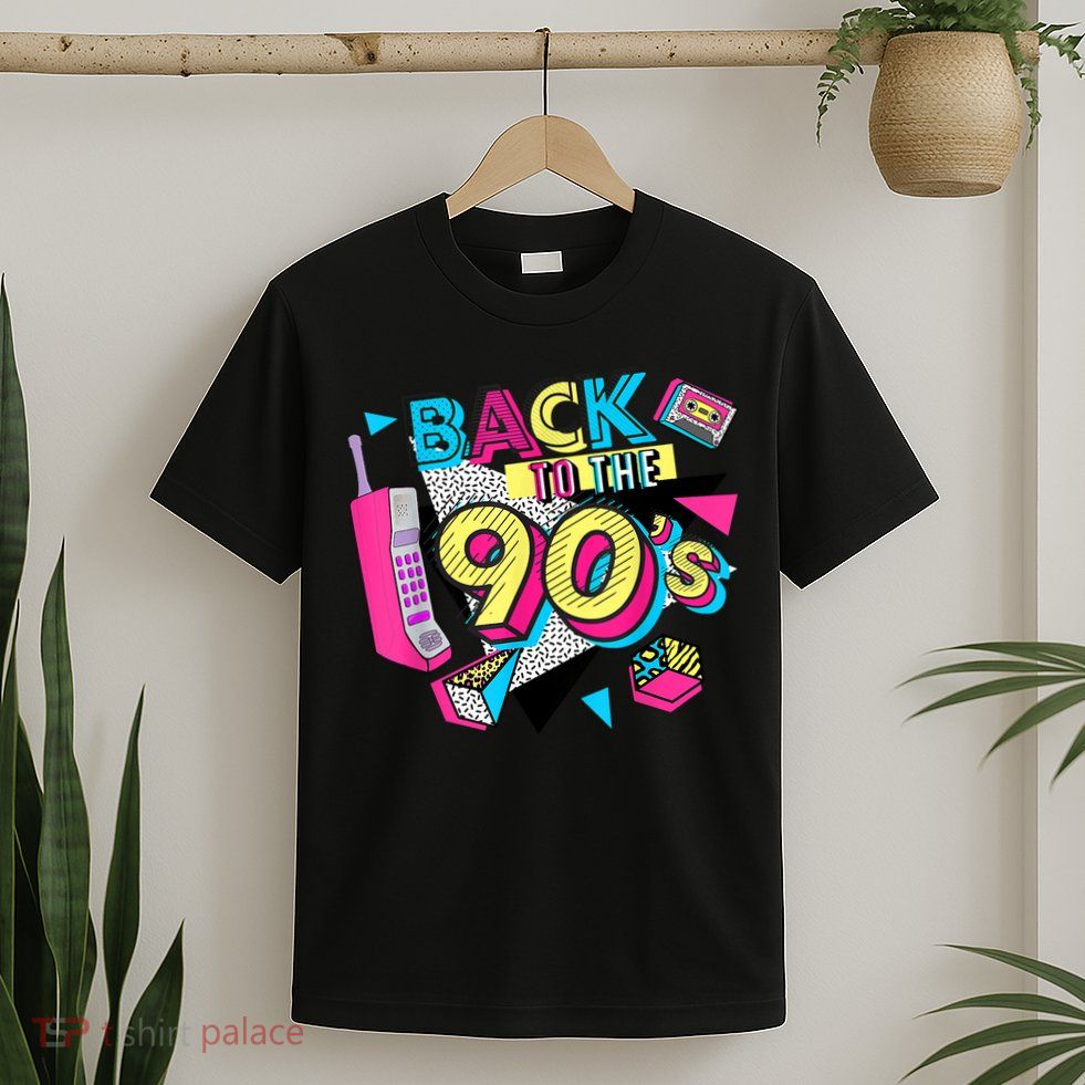 Back To The 90s Outfits Retro Costume Party Cassette Tape T-Shirt