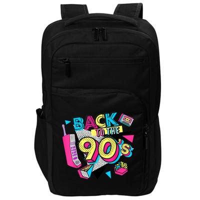 Back To The 90s Outfits Retro Costume Party Cassette Tape Impact Tech Backpack