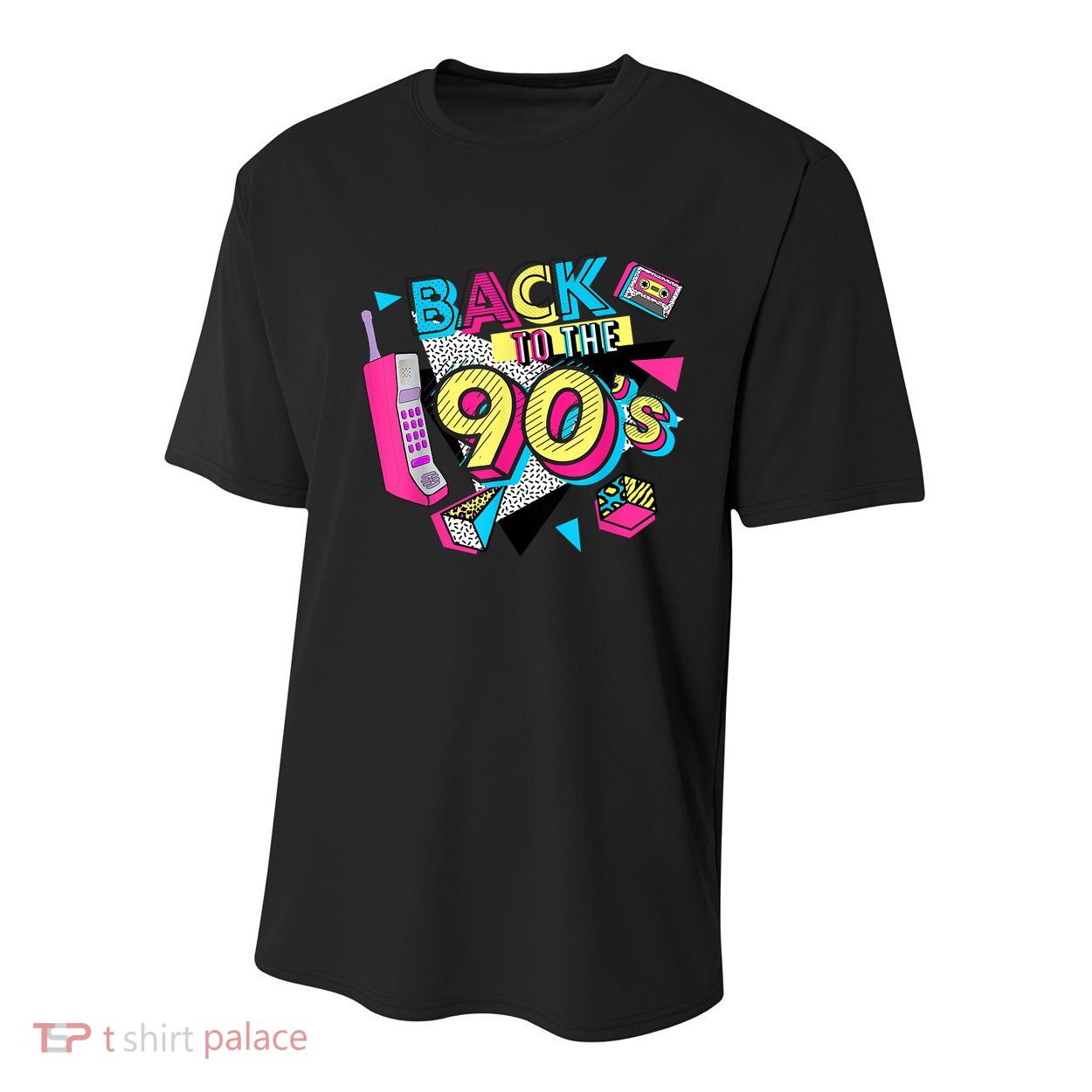 Back To The 90s Outfits Retro Costume Party Cassette Tape Youth Performance Sprint T-Shirt