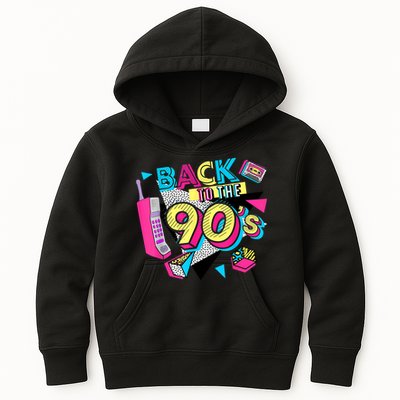 Back To The 90s Outfits Retro Costume Party Cassette Tape Kids Hoodie