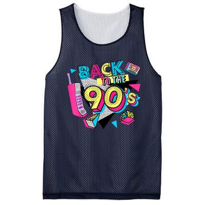 Back To The 90s Outfits Retro Costume Party Cassette Tape Mesh Reversible Basketball Jersey Tank