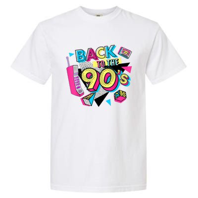 Back To The 90s Outfits Retro Costume Party Cassette Tape Garment-Dyed Heavyweight T-Shirt