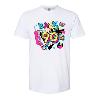 Back To The 90s Outfits Retro Costume Party Cassette Tape Softstyle® CVC T-Shirt