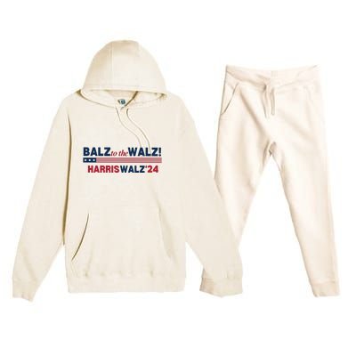 Balz To The Walz Harris Walz 24 Premium Hooded Sweatsuit Set