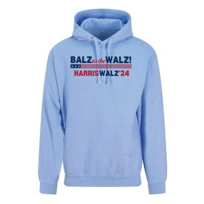 Balz To The Walz Harris Walz 24 Unisex Surf Hoodie