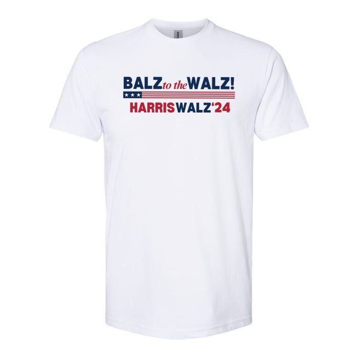 Balz To The Walz Harris Walz 24 Softstyle CVC T-Shirt