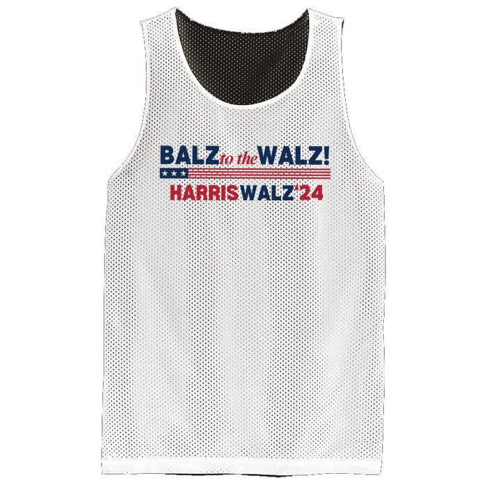 Balz To The Walz Harris Walz 24 Mesh Reversible Basketball Jersey Tank