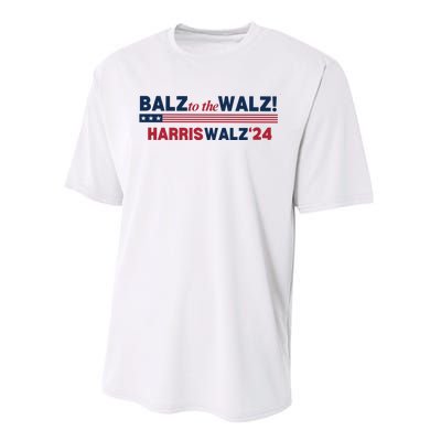 Balz To The Walz Harris Walz 24 Performance Sprint T-Shirt