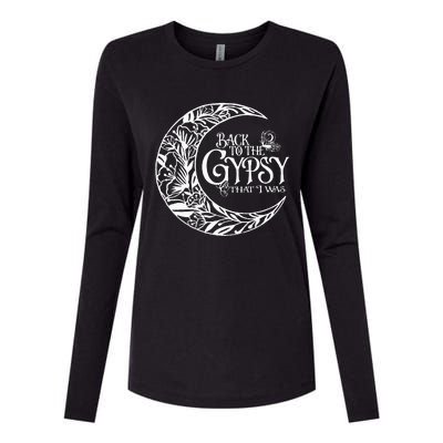 Back To The Gypsy That I Was Womens Cotton Relaxed Long Sleeve T-Shirt